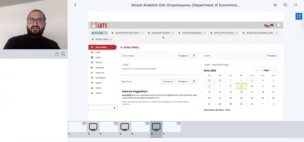İktisat Anabilim Dalı Oryantasyon Eğitimi