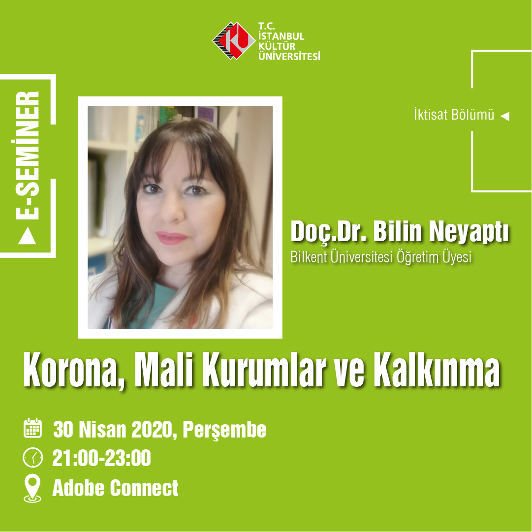 “Korona, Mali Kurumlar ve Kalkınma” E-Semineri